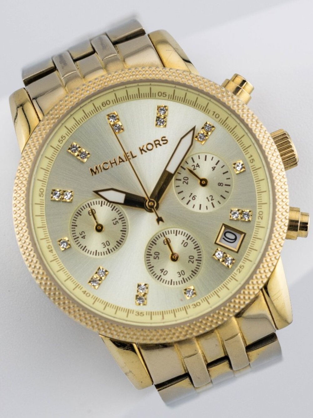Michael Kors MK-5676 Chronograph Quartz Analog Men's Watch New Battery